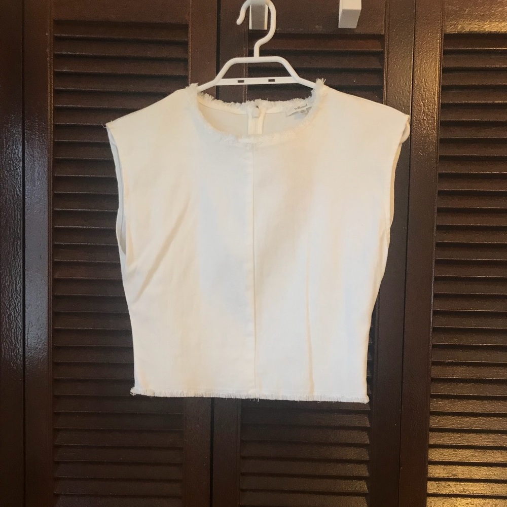 Aritzia Wilfred Frayed Tank